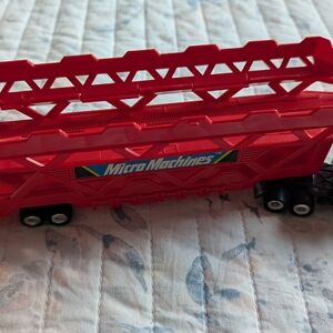 Vibrant Red and Black Toy Train Set with Classic Design